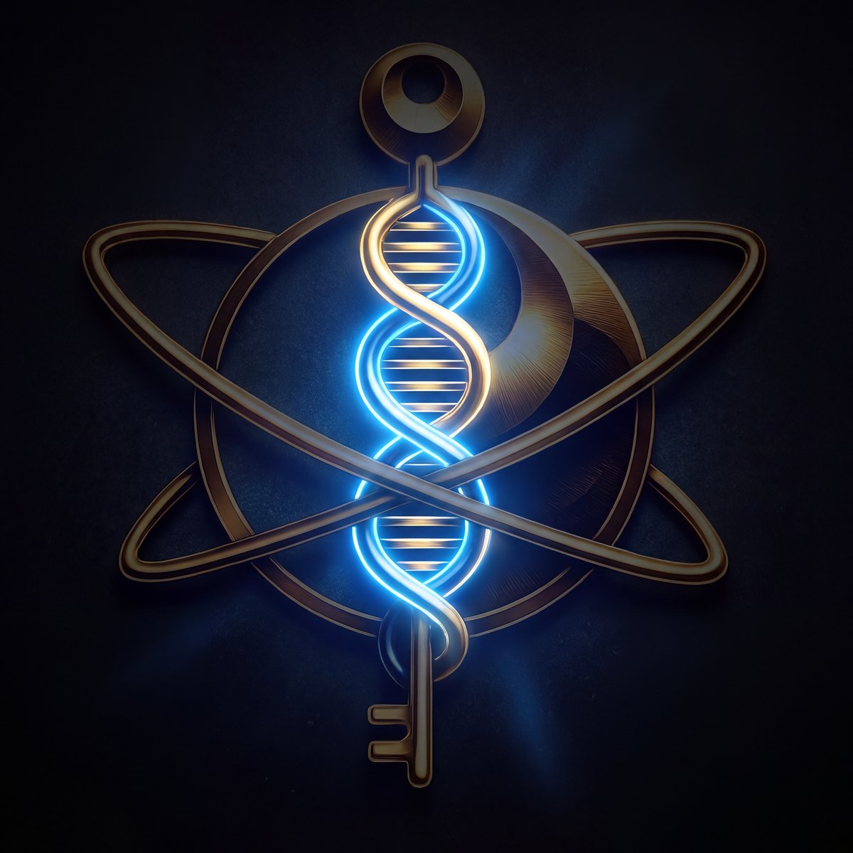 DNA hervorgehoben