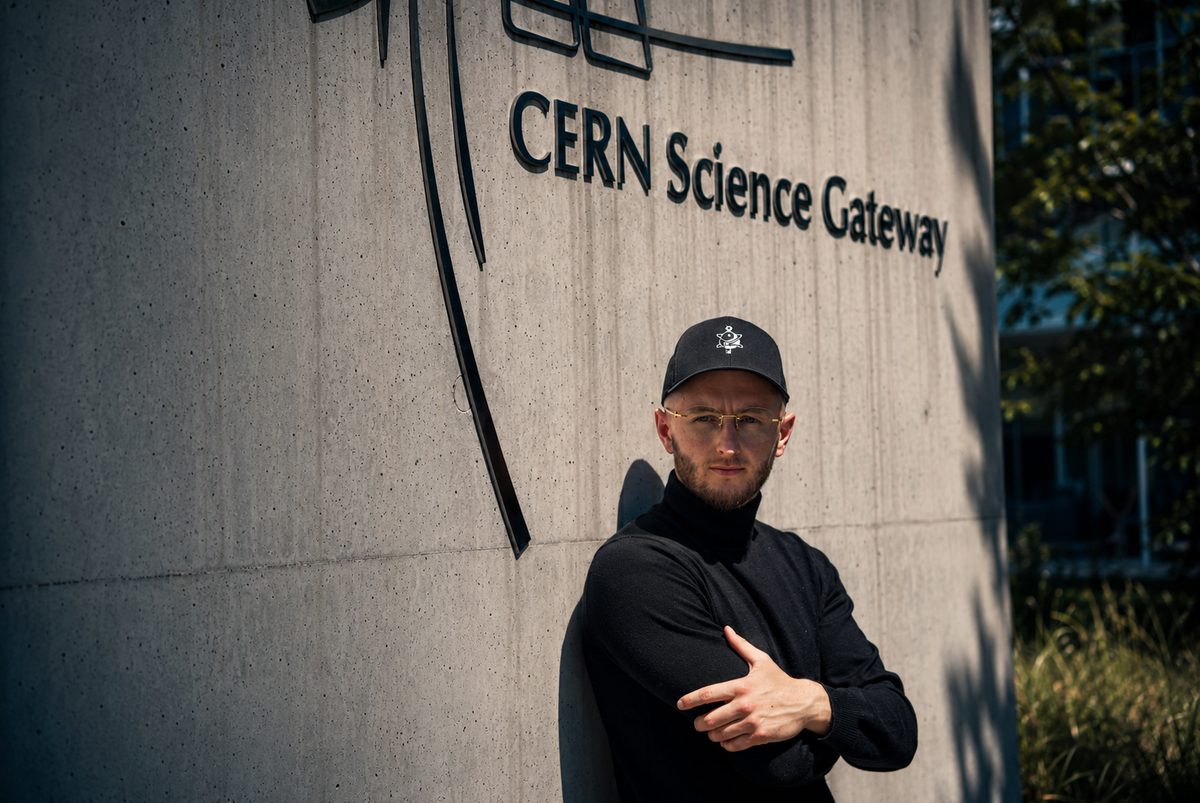 Paul Funk am CERN Science Gateway