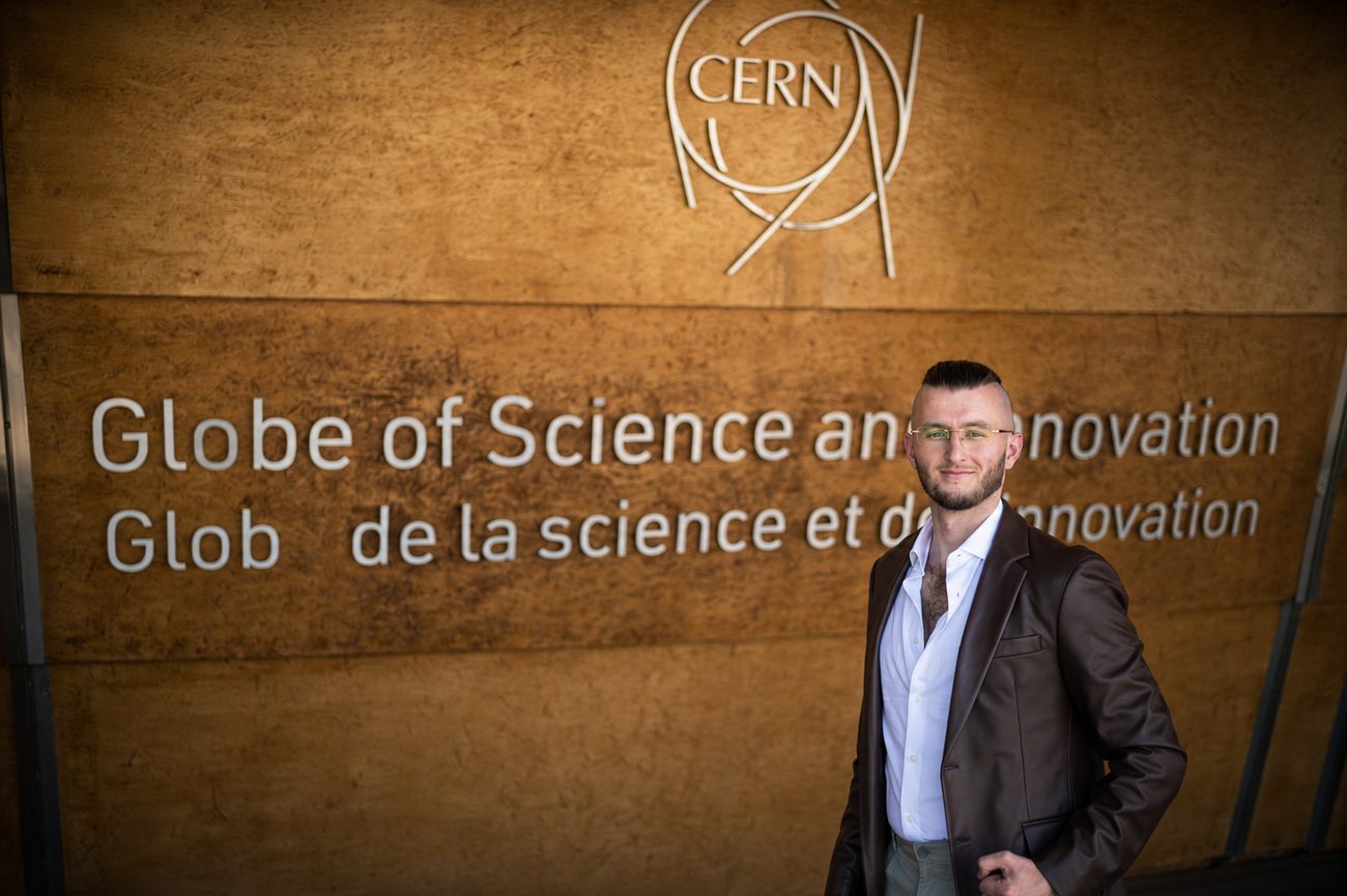 Paul Funk am CERN – Globe of Science and Innovation
