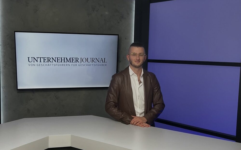 Paul Funk im UnternehmerJournal-Studio